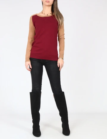 Bluza Zara, rosu/maro