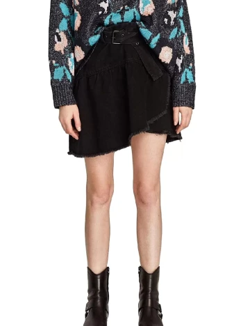 Fusta Zara, negru Negru