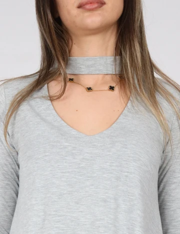 Bluza Bershka, gri Gri