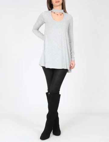 Bluza Bershka, gri Gri