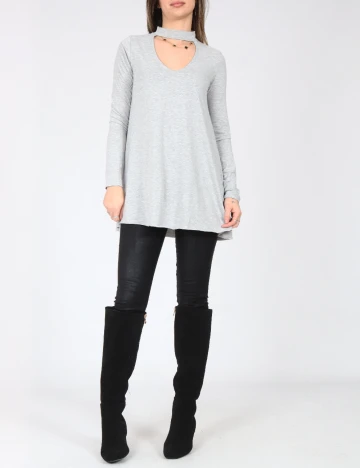 Bluza Bershka, gri Gri