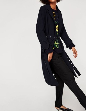 Trench Zara, bleumarin