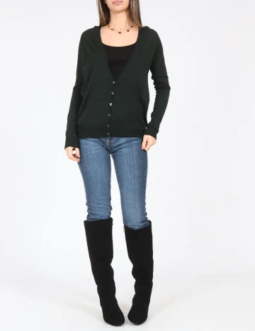 Cardigan Zara, verde Verde