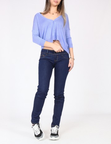 
						Blugi Bershka, bleumarin