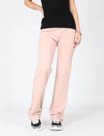 Pantaloni Zara, roz pal Roz