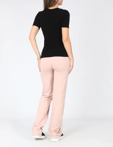 Pantaloni Zara, roz pal Roz