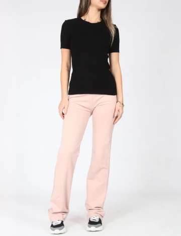 Pantaloni Zara, roz pal Roz