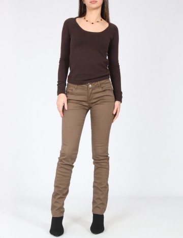 
						Pantaloni Zara, maro