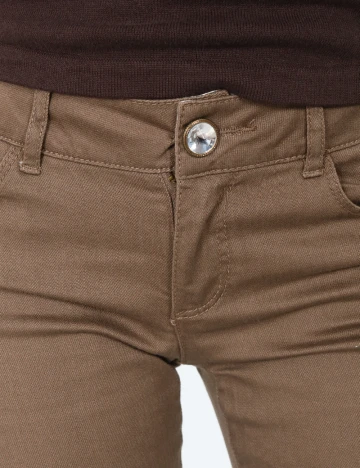 Pantaloni Zara, maro