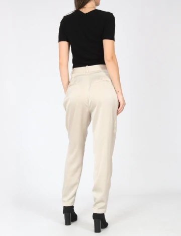 Pantaloni Zara, crem Crem