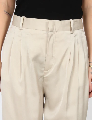 Pantaloni Zara, crem Crem