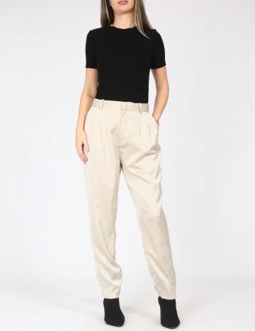 Pantaloni Zara, crem Crem