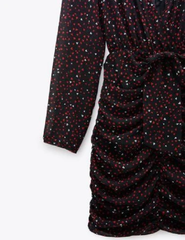 Rochie scurta Zara, negru Negru