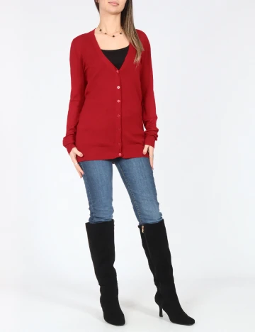 Cardigan Zara, rosu Rosu