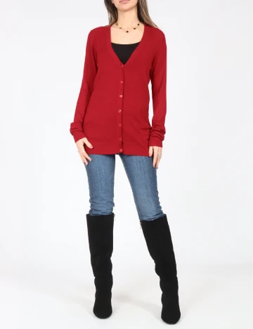 Cardigan Zara, rosu Rosu