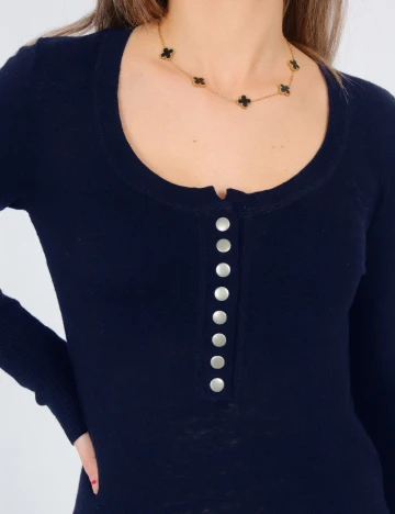 Bluza Zara, bleumarin Albastru