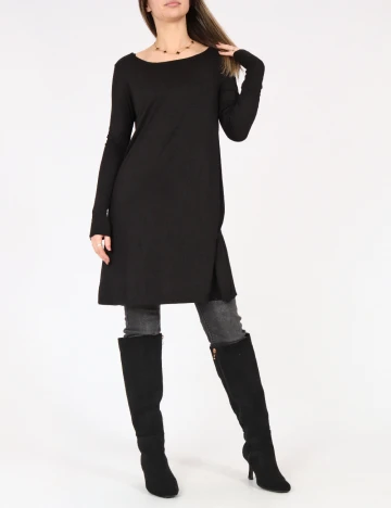 Bluza Oversize Pull&Bear, negru Negru