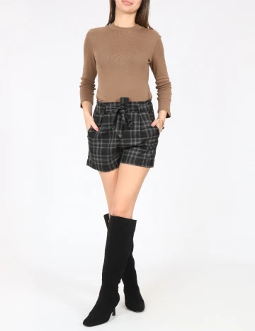 Pantaloni scurti Pull&Bear, gri inchis Gri