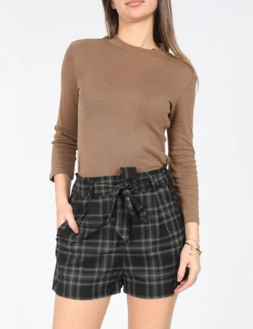 Pantaloni scurti Pull&Bear, gri inchis Gri