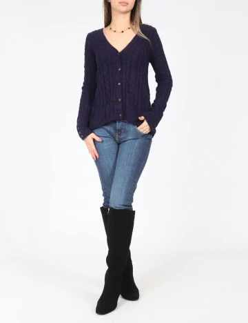 Cardigan Zara, bleumarin Albastru