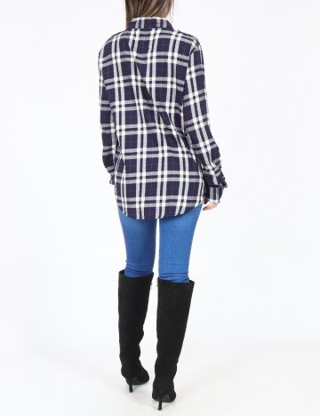 Camasa Zara, bleumarin