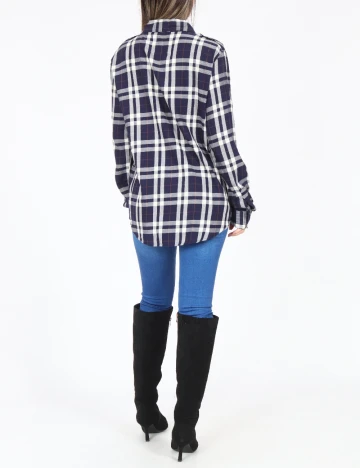 Camasa Zara, bleumarin Albastru