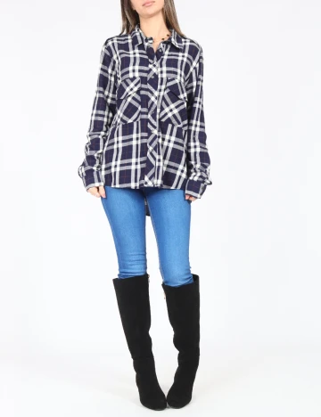 Camasa Zara, bleumarin Albastru