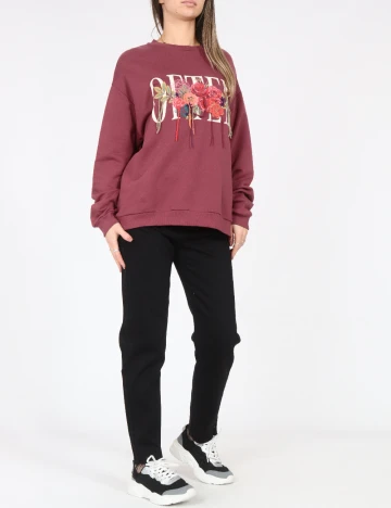 Bluza Pull&Bear, roz pudra Roz