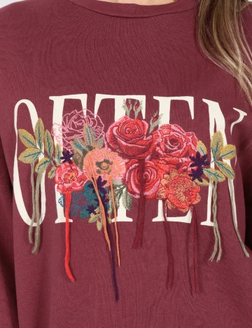 Bluza Pull&Bear, roz pudra Roz