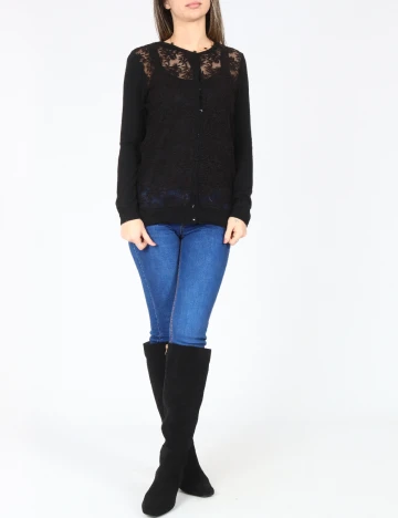 Cardigan Zara, negru Negru