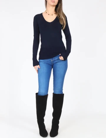 Bluza Zara, bleumarin Albastru