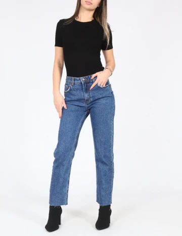 Blugi Bershka, albastru Albastru