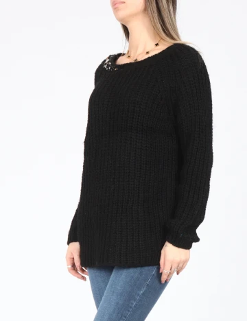 Pulover Zara, negru Negru