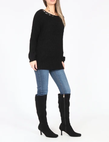 Pulover Zara, negru Negru