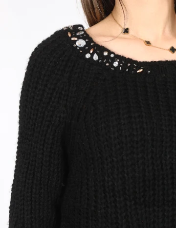 Pulover Zara, negru Negru