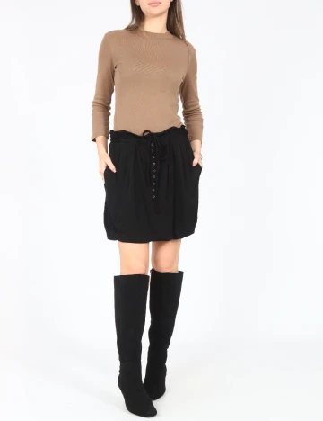 Fusta Zara, negru Negru