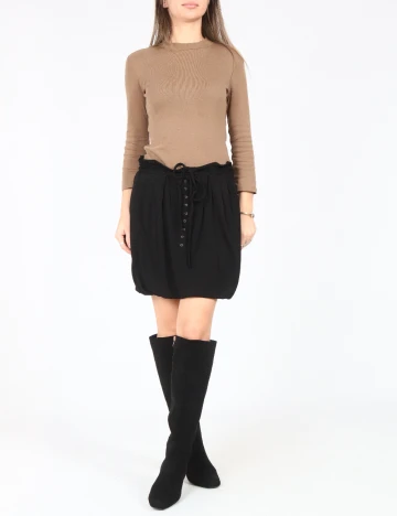 Fusta Zara, negru Negru