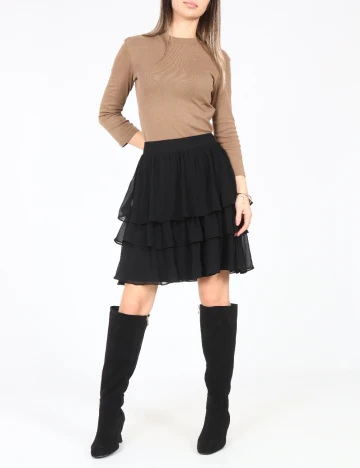 Fusta Zara, negru Negru