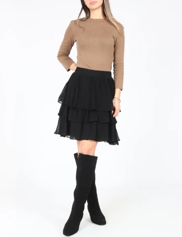 Fusta Zara, negru Negru