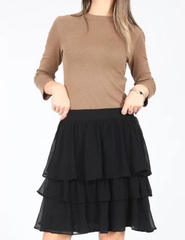 Fusta Zara, negru Negru