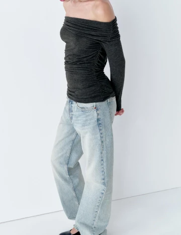 Bluza Zara, gri inchis Gri