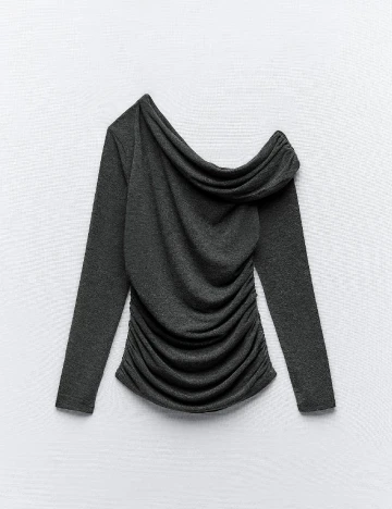 Bluza Zara, gri inchis Gri