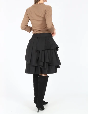 Fusta Zara, negru Negru