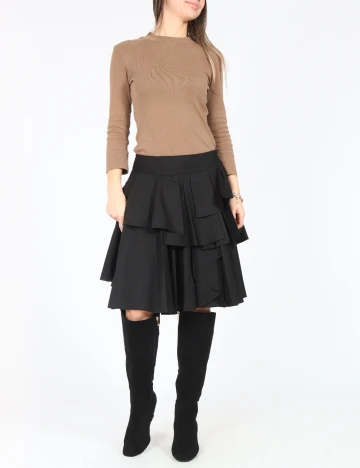 Fusta Zara, negru Negru