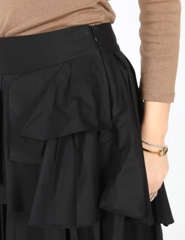 Fusta Zara, negru Negru