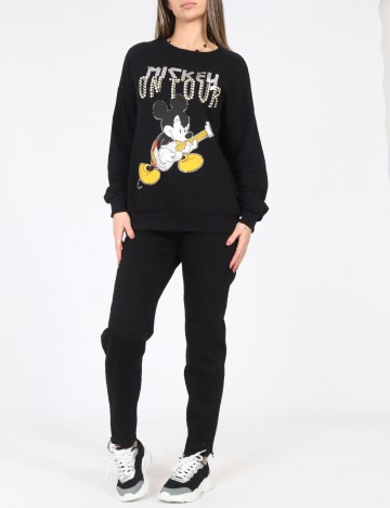 Bluza Oversize Bershka, negru