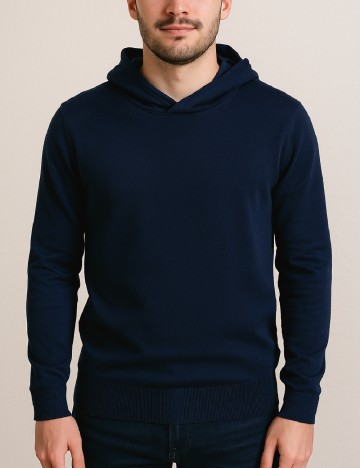 
						Hanorac Bershka, bleumarin