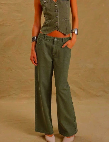 Blugi Musera, verde Verde