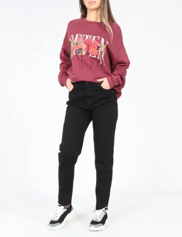 Blugi Pull&Bear, negru Negru