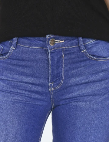 Blugi Zara, albastru Albastru